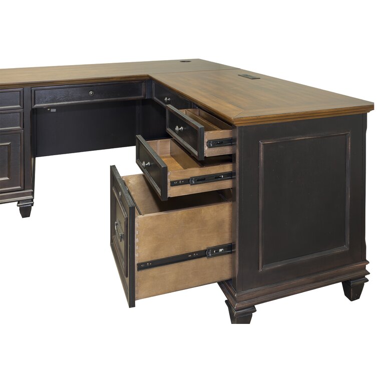 Django l shaped on sale executive desk